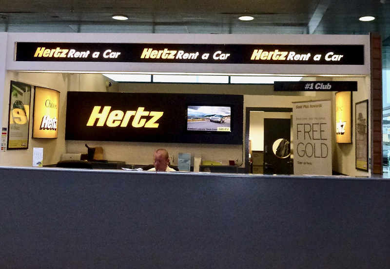 Hertz Car Hire Desk Shannon Airport 